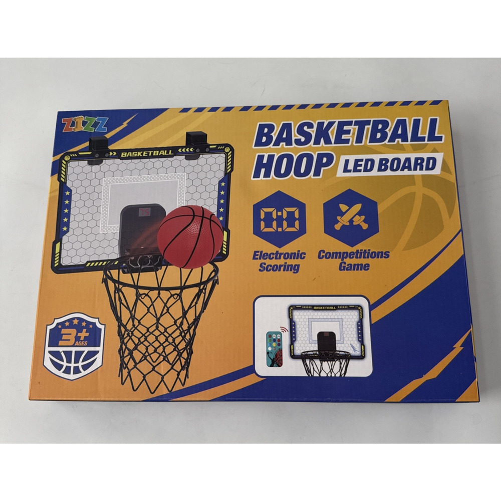 Indoor Basketball Hoop Mini Basketball Hoop LED Light SEALED NEW